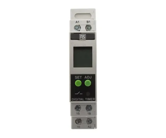 63-5165-58　RS Pro Multi Function 18 Timer Relay, 01. s → 999 h, SPDT, 1 Contacts, SPDT, 24 → 240 V ac/dc　896-6863