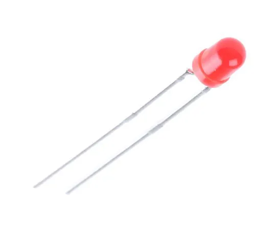 63-5088-50　2.6 V Red LED 3mm Through Hole, Vishay TLHK46Q1R2　TLHK46Q1R2