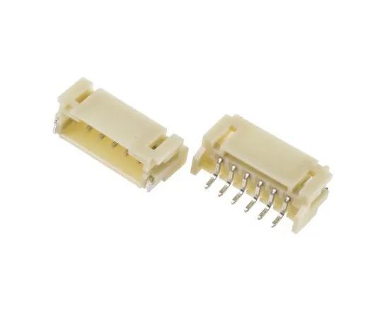 63-4965-14　JST PH, 6 Way, 1 Row, Right Angle PCB Header　S6B-PH-SM4-TB(LF)(SN)