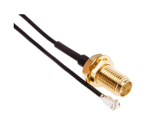 63-5109-05　RS PRO Black Male RP-SMA to Male U.FL RF Coaxial Cable, 50 Ω　794-2917