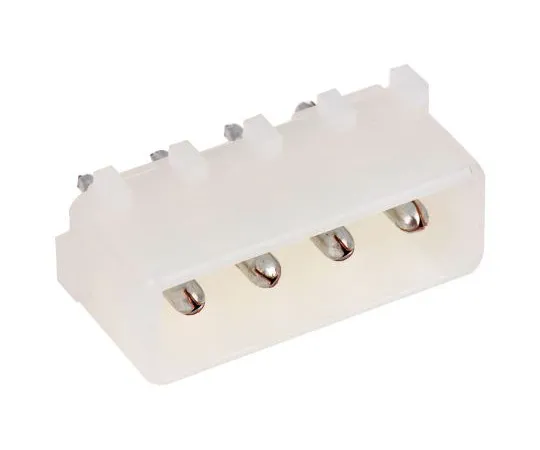 63-5014-49　TE Connectivity Commercial MATE-N-LOK, 4 Way, 1 Row, Straight PCB Header　350424-1