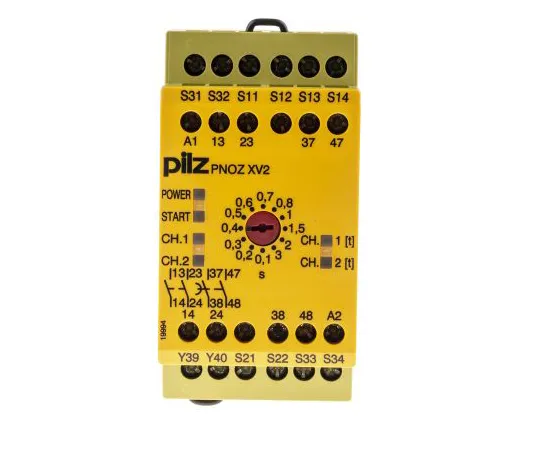 63-5180-40　Pilz PNOZ XV2 24 V dc Safety Relay Dual Channel With 2 Safety Contacts　774502