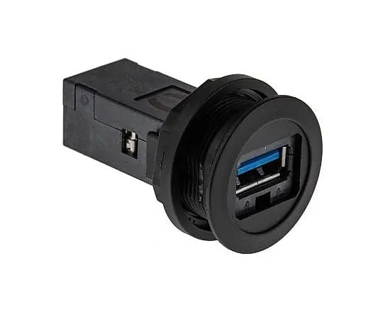 63-5158-12　Harting har-Port Series, , 0945452 Series Number Panel Mount, Version 3.0 USB Connector, Receptacle　9454521904
