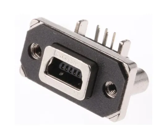 63-5026-98　Amphenol MUSB Series, Right Angle, Through Hole Mount, Version 2 Type B Mini USB Connector, Receptacle　MUSBB15134