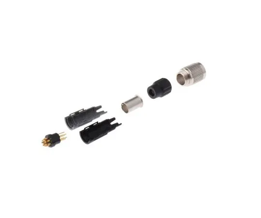 63-5035-19　Binder 711 Series Subminiature Cable Mount Connector, 8 contacts Plug　99-0479-100-08