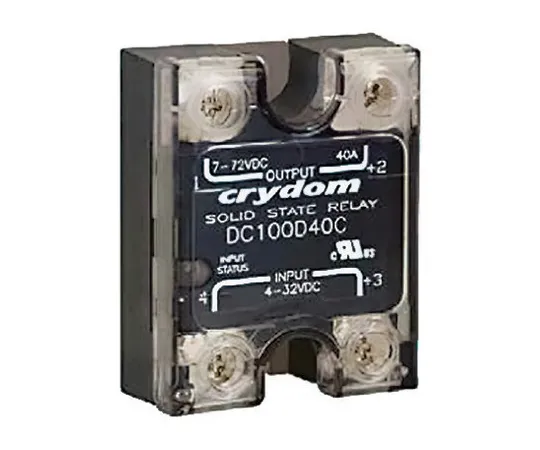 63-5065-77　Sensata / Crydom 100 A SPNO Solid State Relay, Instantaneous, Surface Mount, MOSFET, 48 V dc Maximum Load　DC60D100C