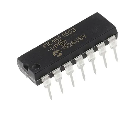 63-5065-17　Microchip PIC16F1503-I/P, 8bit PIC Microcontroller, 20MHz, 2048 words Flash, 14-Pin PDIP　PIC16F1503-I/P