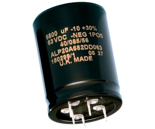 63-6546-57　KEMET 10000μF 40V dc Aluminium Electrolytic Capacitor, Through Hole 40 x 55mm +85°C 40mm 55mm　ALP20A1004DD