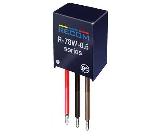 63-5130-29　Recom Switching Regulator, 6.5 → 32V dc Input, 5V dc Output, 500mA　R-78W5.0-0.5