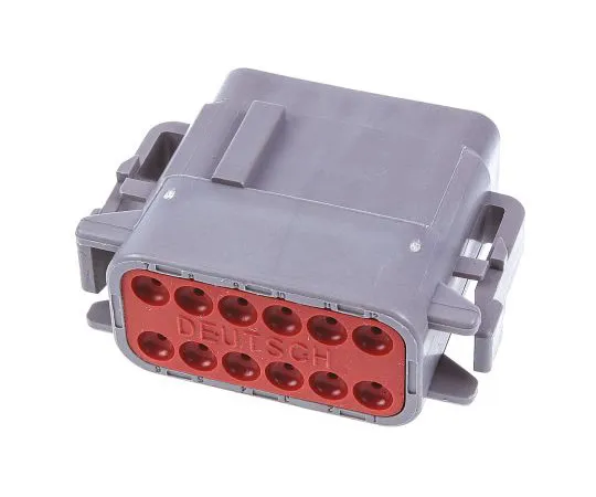 63-5025-68　Deutsch DTM Series, 2 Row 12 Way Plug Connector, with Crimp Termination Method　DTM0612SA