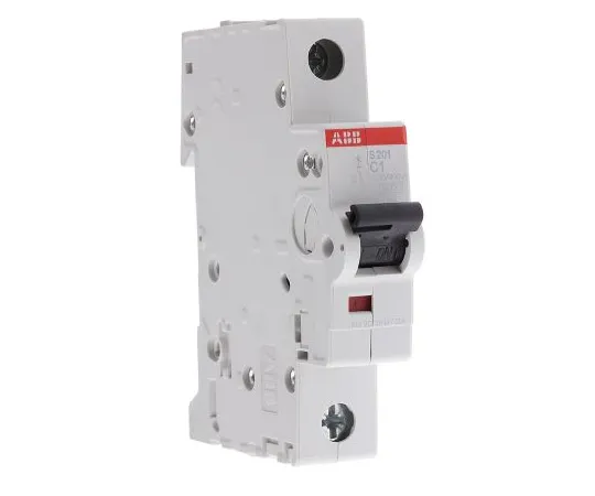 63-5050-34　ABB System M Pro S200 MCB Mini Circuit Breaker 1P, 1 A, 6 kA, Curve C　S201-C1