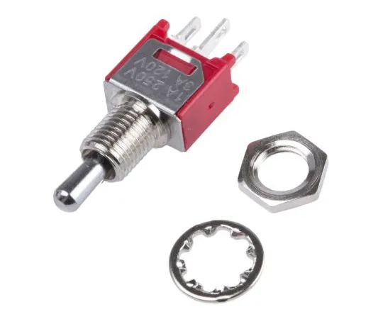 63-5036-18　RS PRO Single Pole Double Throw (SPDT) Toggle Switch, On-Off-On, Panel Mount　734-7233