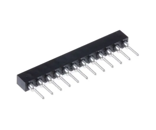 63-4983-10　12 Way Preci-Dip Straight Through Hole 2mm SIL Socket, Solder, 3A 100 V ac, 150 V dc　831-87-012-10-001101