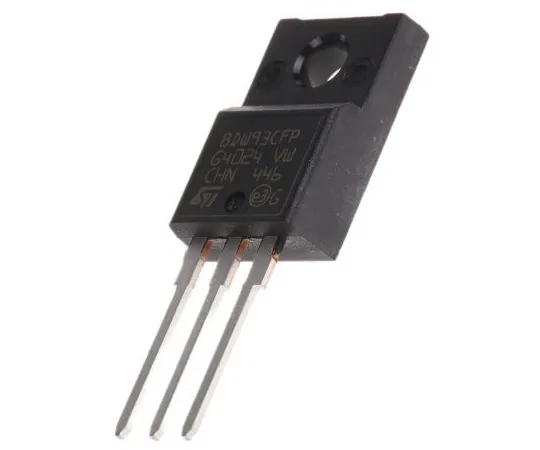 63-5108-17　STMicroelectronics BDW93CFP NPN Darlington Pair, 15 A 100 V HFE:100, 3-Pin TO-220FP　BDW93CFP
