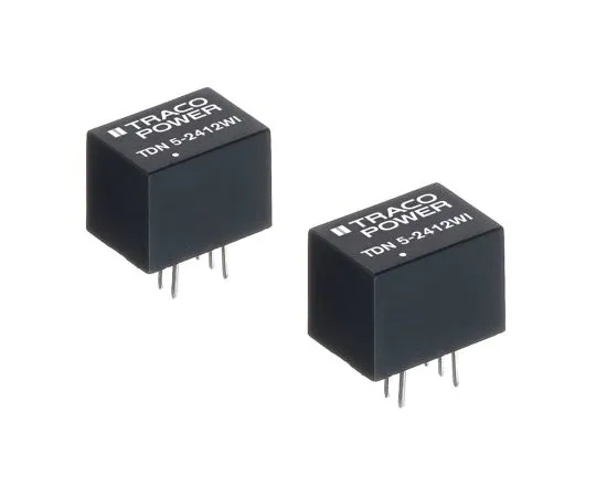 63-5167-77　TRACOPOWER TND 5WI 5W Isolated DC-DC Converter Through Hole, Voltage in 9 → 36 V dc, Voltage out 5V dc　TDN 5-2411WI