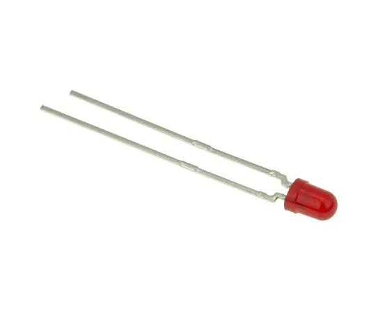 63-4992-62　3 V Red LED 3mm Through Hole, Vishay TLHR4405　TLHR4405