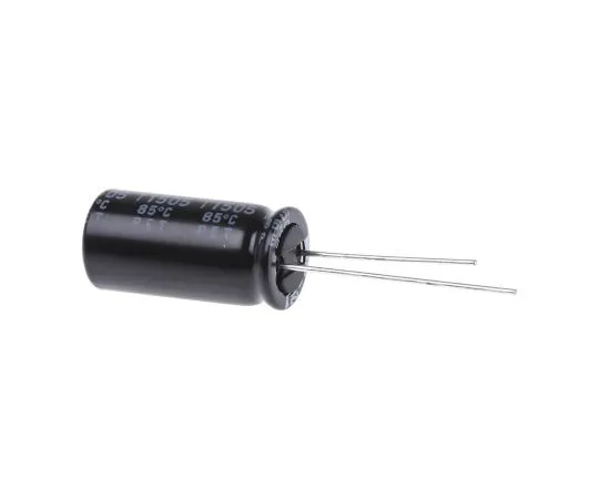 63-5078-49　Rubycon 2200μF 16V dc Aluminium Electrolytic Capacitor, Through Hole 10 (Dia.) x 20mm +85°C 10mm 5mm　16PK2200MEFC10X20