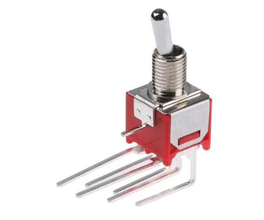 63-5036-08　RS PRO Double Pole Double Throw (DPDT) Toggle Switch, Latching, PCB　734-7198