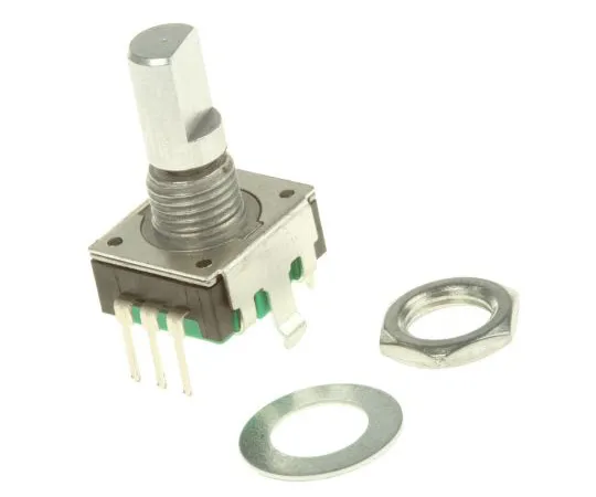 63-5038-16　Bourns 24 Pulse Incremental Mechanical Rotary Encoder with a 6 mm Flat Shaft (Not Indexed), Through Hole　PEC11R-4215F-S0024