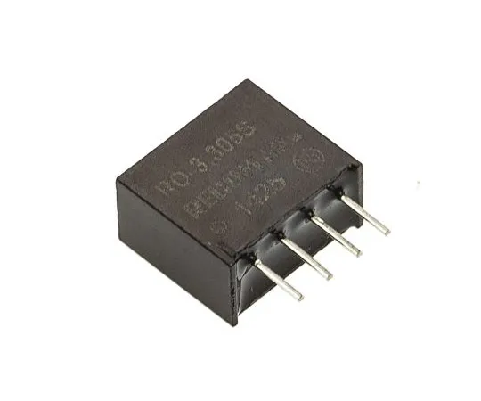 63-4938-45　Recom RO 1W Isolated DC-DC Converter Through Hole, Voltage in 2.97 → 3.63 V dc, Voltage out 5V dc　RO-3.305S