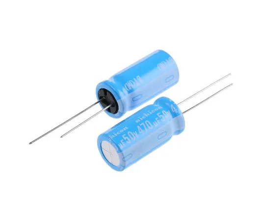 63-5074-14　Nichicon 470μF 50V dc Aluminium Electrolytic Capacitor, Through Hole 12.5 x 25mm +125°C 12.5mm 5mm　UBT1H471MHD8