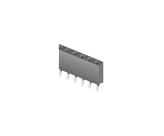 63-5082-53　Samtec SQT Series 2mm Pitch 5 Way 1 Row Straight PCB Socket, Through Hole, Solder Termination　SQT-105-01-L-S