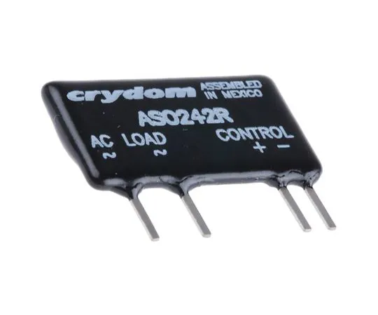 63-5039-28　Sensata / Crydom 2 A SPST Solid State Relay, Instantaneous, PCB Mount, SCR, 280 V rms Maximum Load　ASO242R