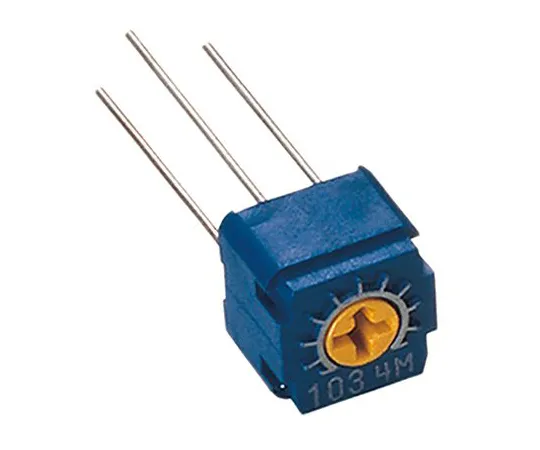 63-5166-09　500Ω Through Hole Trimmer Potentiometer 0.5W Top Adjust Copal Electronics CT6 Series　CT-6EV 500R