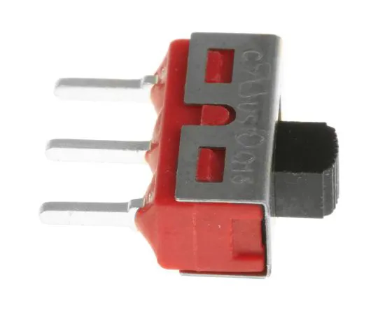 63-5036-38　PCB Slide Switch Single Pole Double Throw (SPDT) Latching 5 A @ 28 V dc Top　734-7319