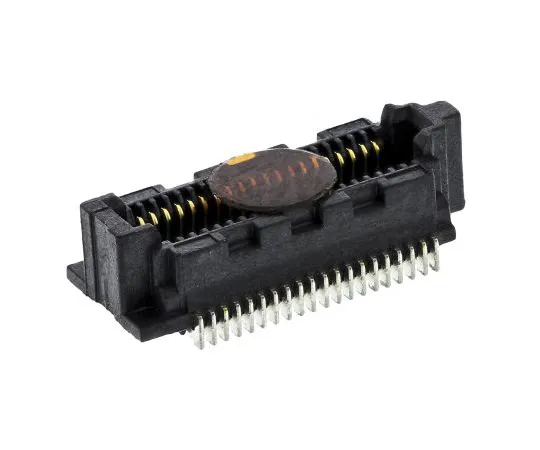 63-5082-63　Samtec SS4 Series 0.4mm Pitch 40 Way 2 Row Straight PCB Socket, Surface Mount, Solder Termination　SS4-20-3.00-L-D-K-TR