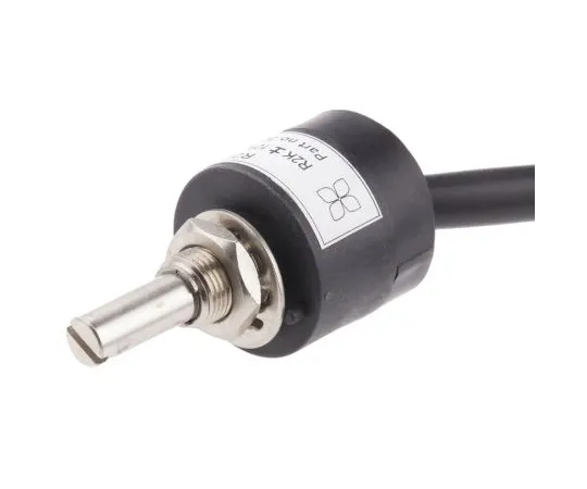 63-5142-61　RS 1 Gang Rotary Wirewound Potentiometer with a 6.35 mm Dia. Shaft, 2kΩ, ±10%, 1W, Linear　842-7107