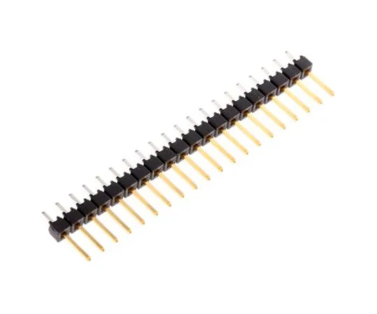 63-5081-66　Samtec TSW, 20 Way, 1 Row, Straight Pin Header　TSW-120-07-L-S