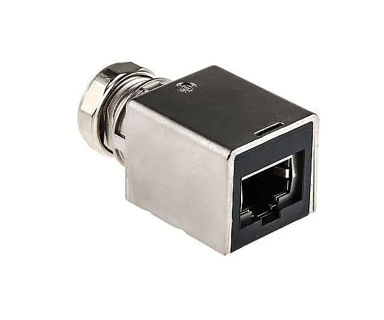 63-5176-12　Harting 4 Pole M12 Socket to 8 Pole RJ45 Socket Adapter　21033812401