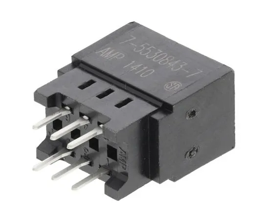 63-5111-66　TE Connectivity 100 Series Series, FemalePCBEdge Connector, Through Hole Mount, 6 Way, 2 Row, 2.54mm Pitch, 3A　7-5530843-7