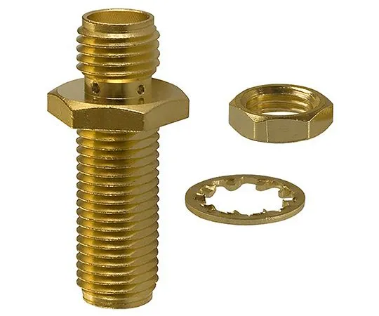 63-5162-61　Cinch Connectors Straight 50Ω Panel Mount Bulkhead Fitting SMA Connector　142-0901-401