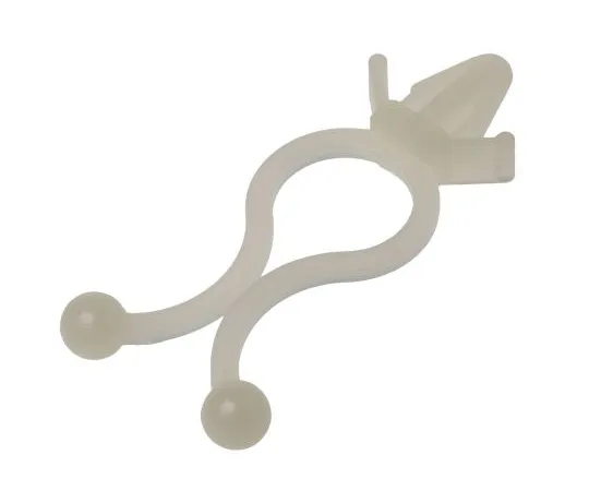 63-5130-14　RS PRO Cable Tie Natural Push In Nylon Twist Lock Clip, 10.4mm Max. Bundle　817-8909