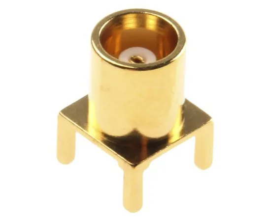 63-5003-17　TE Connectivity Through Hole MCX Connector jack, 50Ω Impedance, Solder Termination, 0 → 6GHz　829558-4