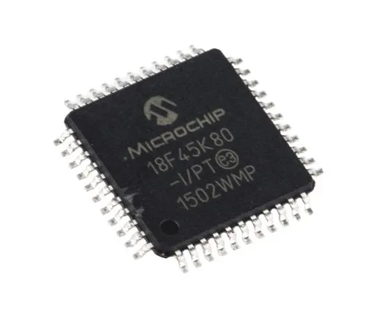 63-5009-30　Microchip, 8bit PIC Microcontroller, 64MHz, 32 kB Flash, 44-Pin TQFP　PIC18F45K80-I/PT