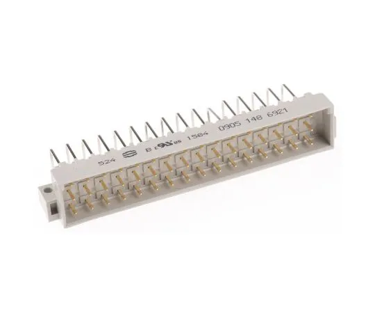 63-5044-33　HARTING 09 05 Series 48 Way 5.08mm Pitch, Type E Class C2, 3 Row, Right Angle DIN 41612 Connector, Plug　9051486921