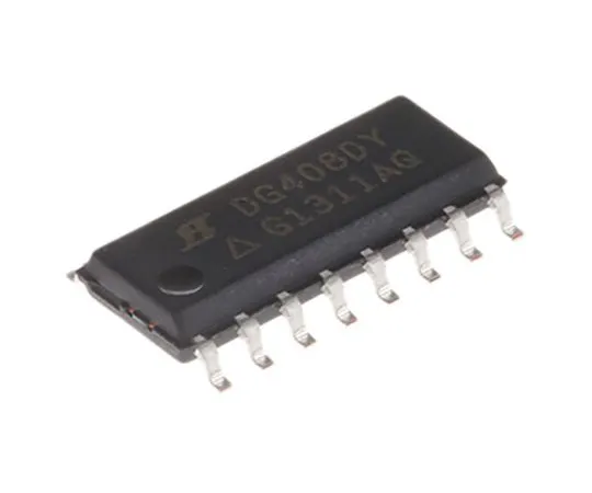 63-4997-34　DG408DY-T1-E3 Vishay, Multiplexer Single 8:1, 15 V, 18 V, 24 V, 28 V, 16-Pin SOIC　DG408DY-T1-E3