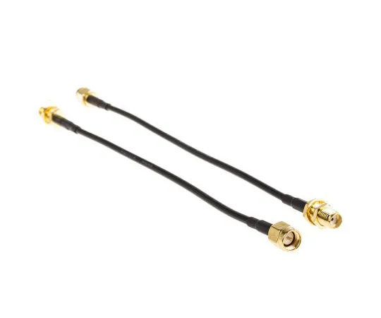 63-5096-92　LPRS Male SMA to Female SMA RG174 Coaxial Cable, 50 Ω　RG174 150MM