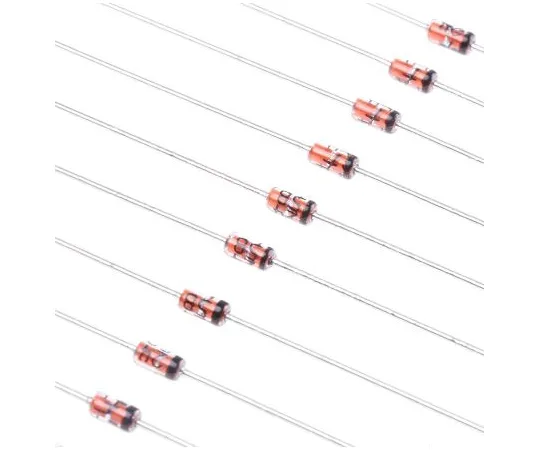 63-5118-94　ON Semiconductor, 15V Zener Diode 5% 500 mW Through Hole 2-Pin DO-35　1N5245BTR