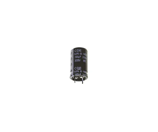 63-5048-83　Cornell-Dubilier 270μF 450V dc Aluminium Electrolytic Capacitor, Through Hole 30 (Dia.) x 30mm +85°C 30mm 10mm　SLPX271M450E3P3