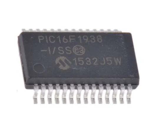63-5113-08　Microchip PIC16F1938-I/SS, 8bit PIC Microcontroller, 32MHz, 16384 words Flash, 28-Pin SSOP　PIC16F1938-I/SS