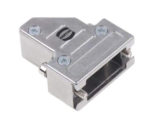 63-5044-46　Harting D-sub Series Metal Right Angle D-sub Connector Backshell, 9 Way　61030012013