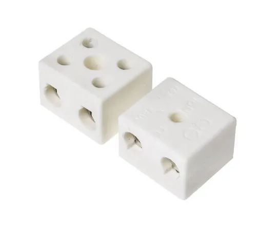 63-4984-46　RS PRO Non-F***d Terminal Block, 2 Way/Pole, Screw Down Terminals, 6 AWG, Ceramic, 450 V　703-3861