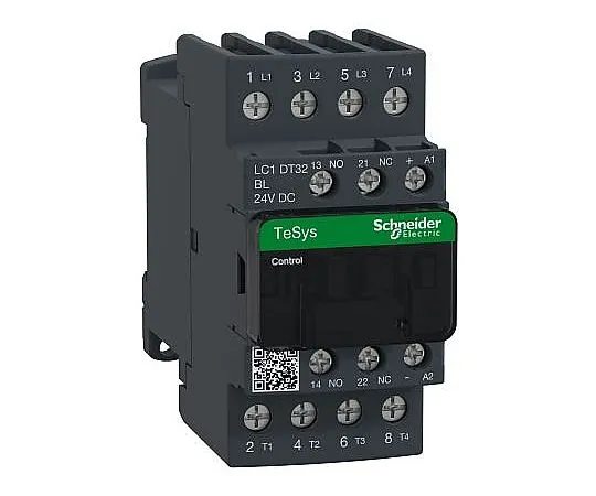 63-5049-24　Schneider Electric 4 Pole Contactor, 32 A, 24 V dc Coil, TeSys D, 4NO　LC1DT32BL