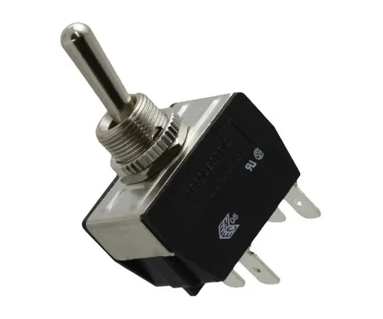 63-5151-11　Arcolectric Double Pole Double Throw (DPDT) Toggle Switch, Latching, Panel Mount　C3960BBAAA