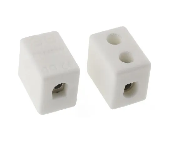 63-5127-24　RS Pro Non-F***d Terminal Block, 1 Way/Pole, Screw Down Terminals, 12 AWG Screw Down, Ceramic, 450 V　813-3114
