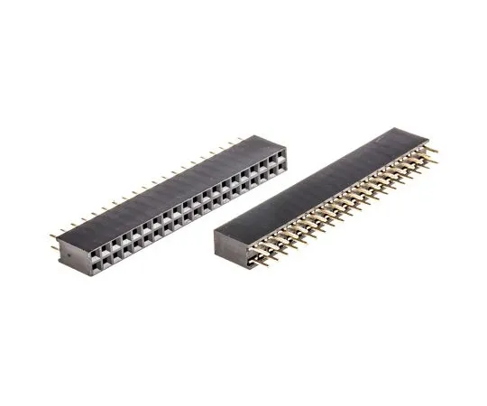 63-4940-19　ASSMANN WSW 2.54mm Pitch 40 Way 2 Row Straight PCB Socket, Through Hole, Solder Termination　A-BL254-DG-G40D
